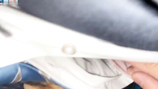 迷玩校服jk短裙小姐姐_花内裤中间尿黄了一块非常明显